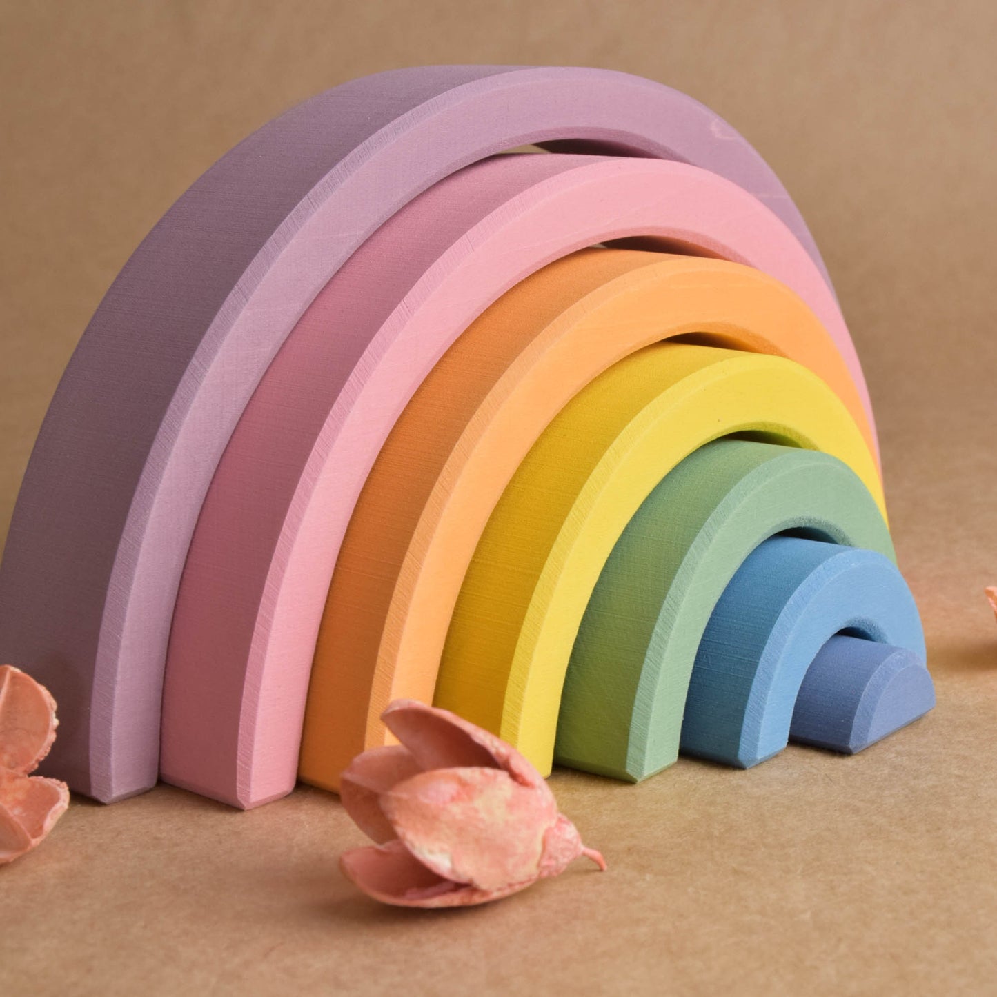Pastel Romanesque Building Set