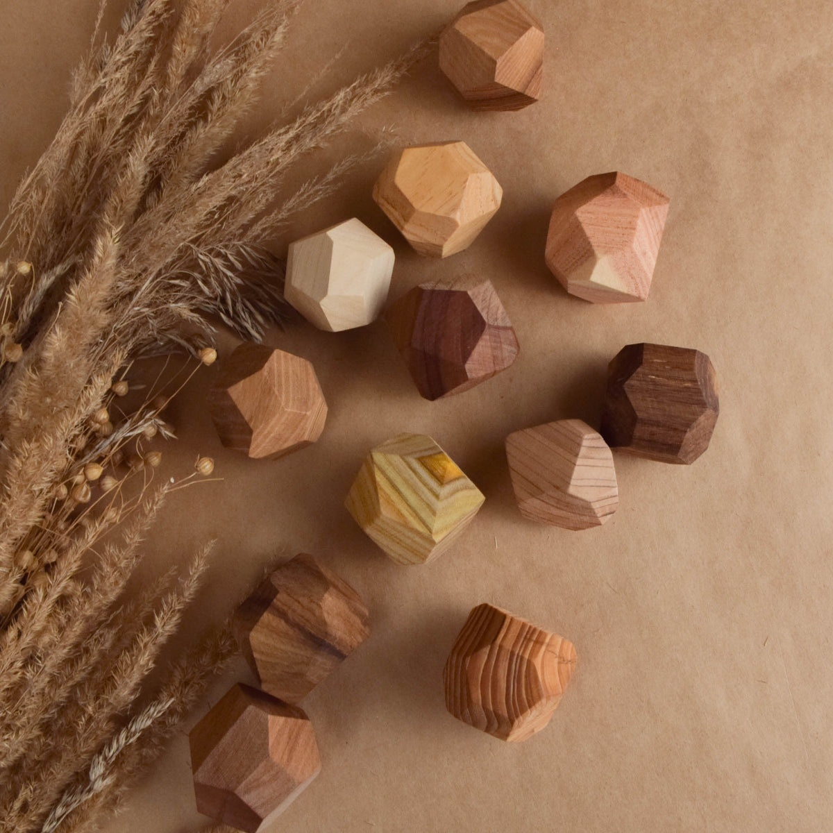 Wooden Stacking Stones Tumi Ishi 12 Hardwood