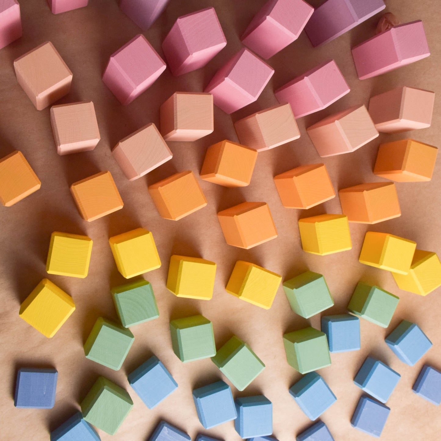 Stepped Counting Blocks Pastel