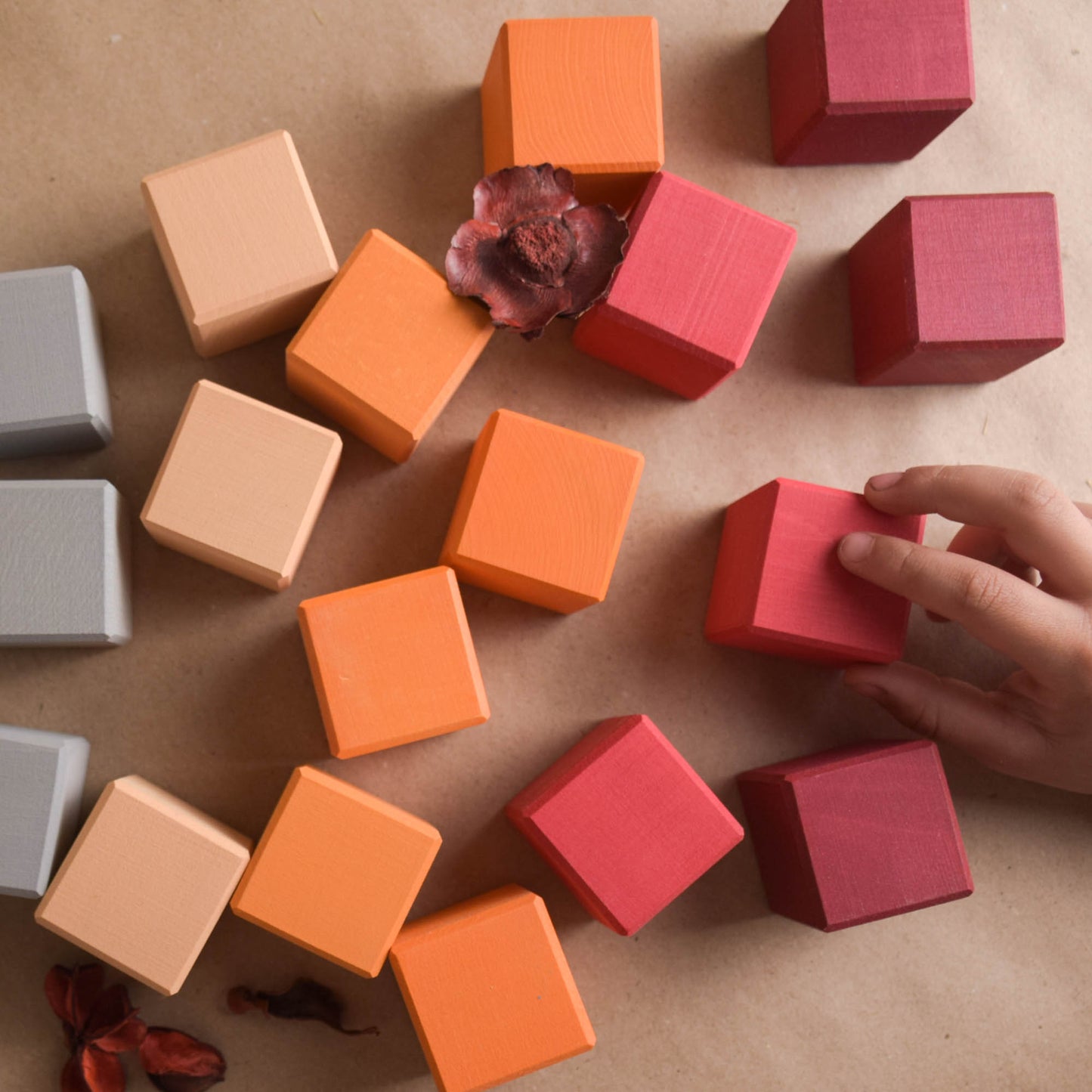 Wooden Building Toy Blocks for Babies Neutral