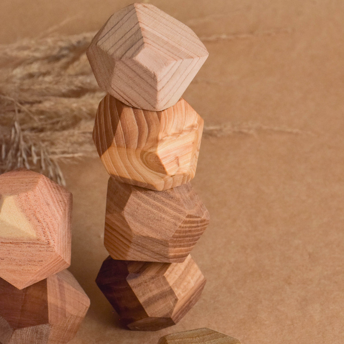 Wooden Stacking Stones Tumi Ishi 12 Hardwood