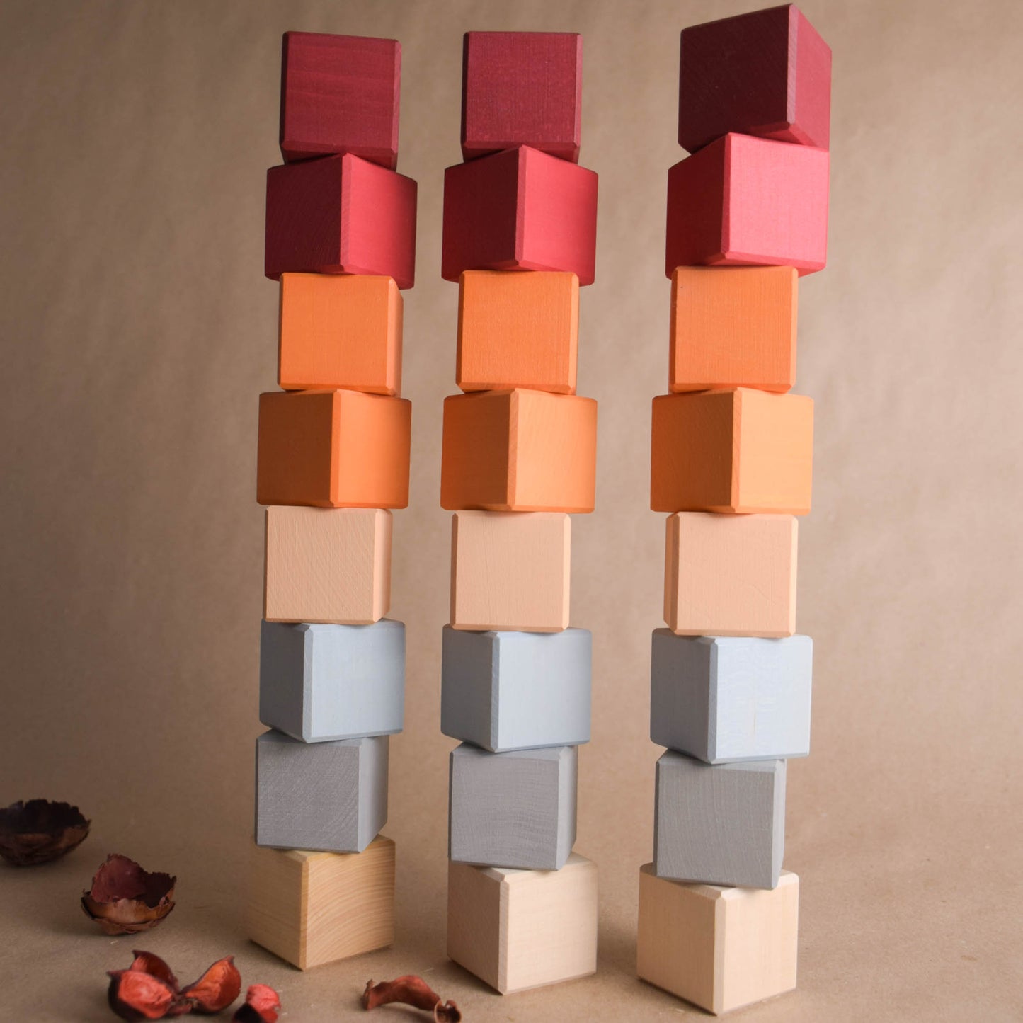 Wooden Building Toy Blocks for Babies Neutral