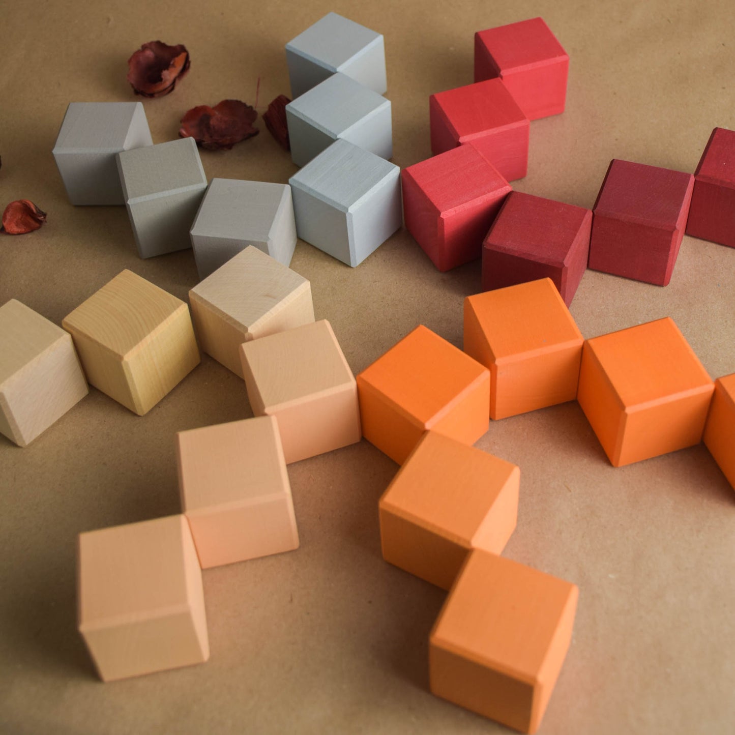 Wooden Building Toy Blocks for Babies Neutral