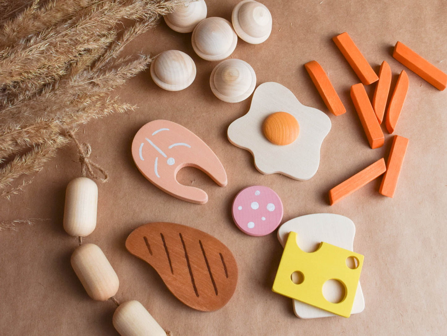 Tableware set and Play Food set Colored