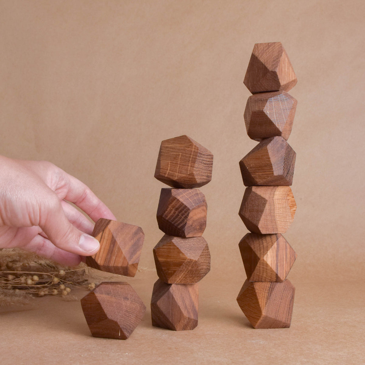 Wooden Stacking Stones Tumi Ishi Oak