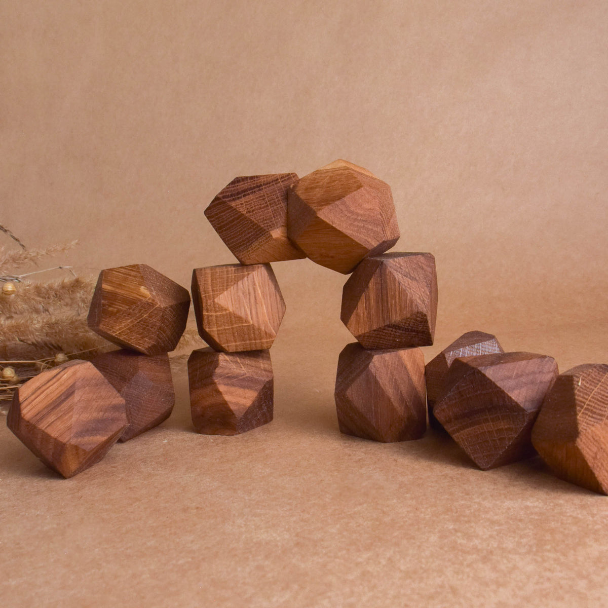 Wooden Stacking Stones Tumi Ishi Oak