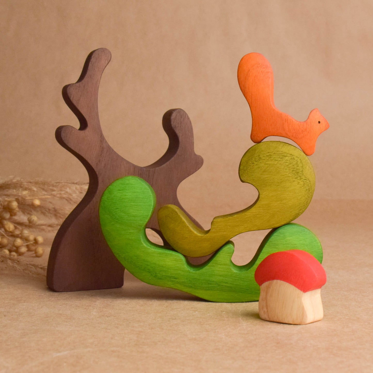 Squirrel with mushroom