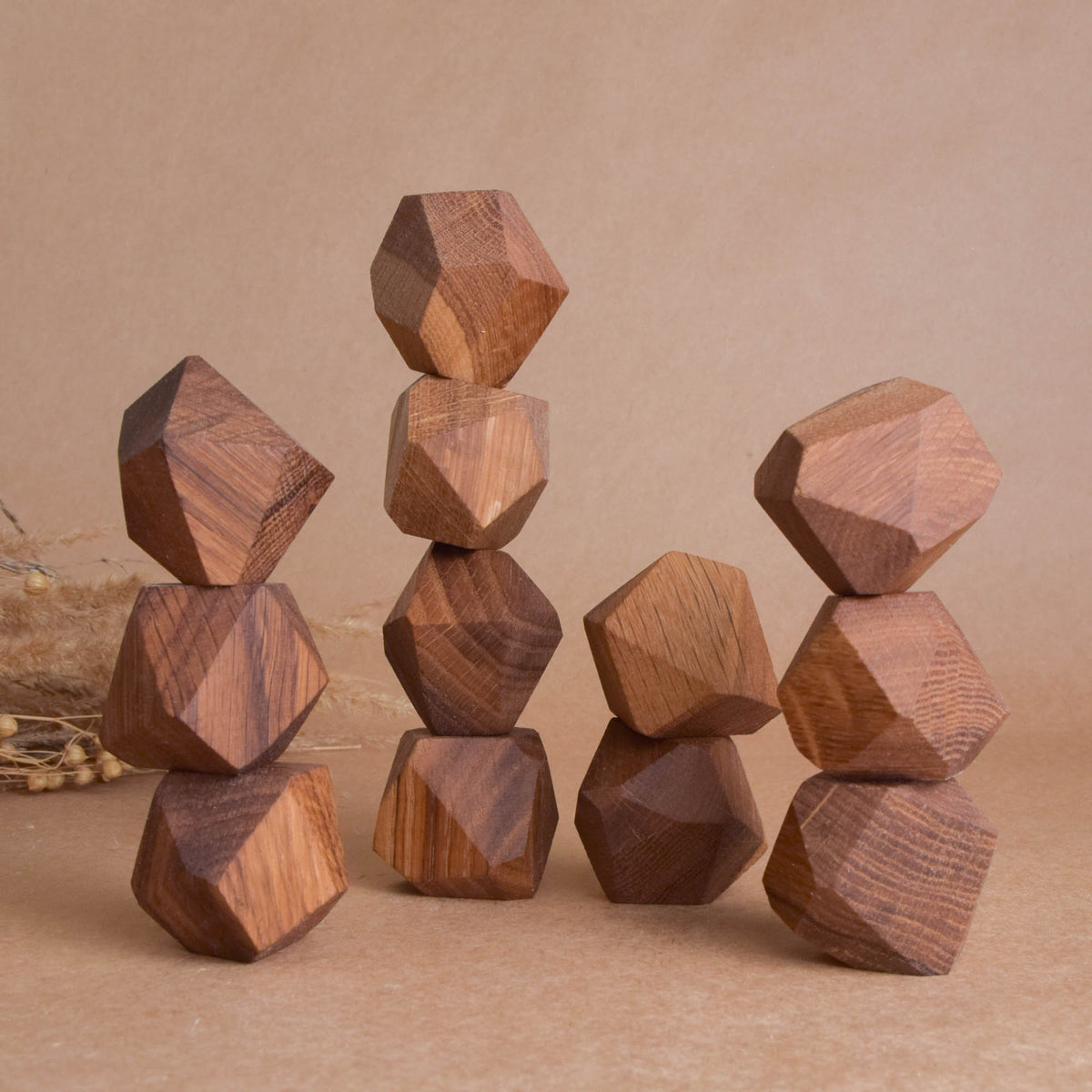 Wooden Stacking Stones Tumi Ishi Oak