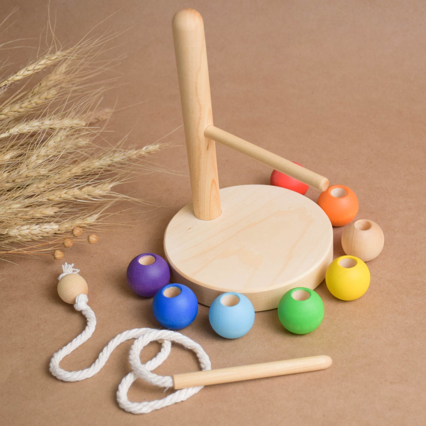 Ring Stacker Toy Horizontal