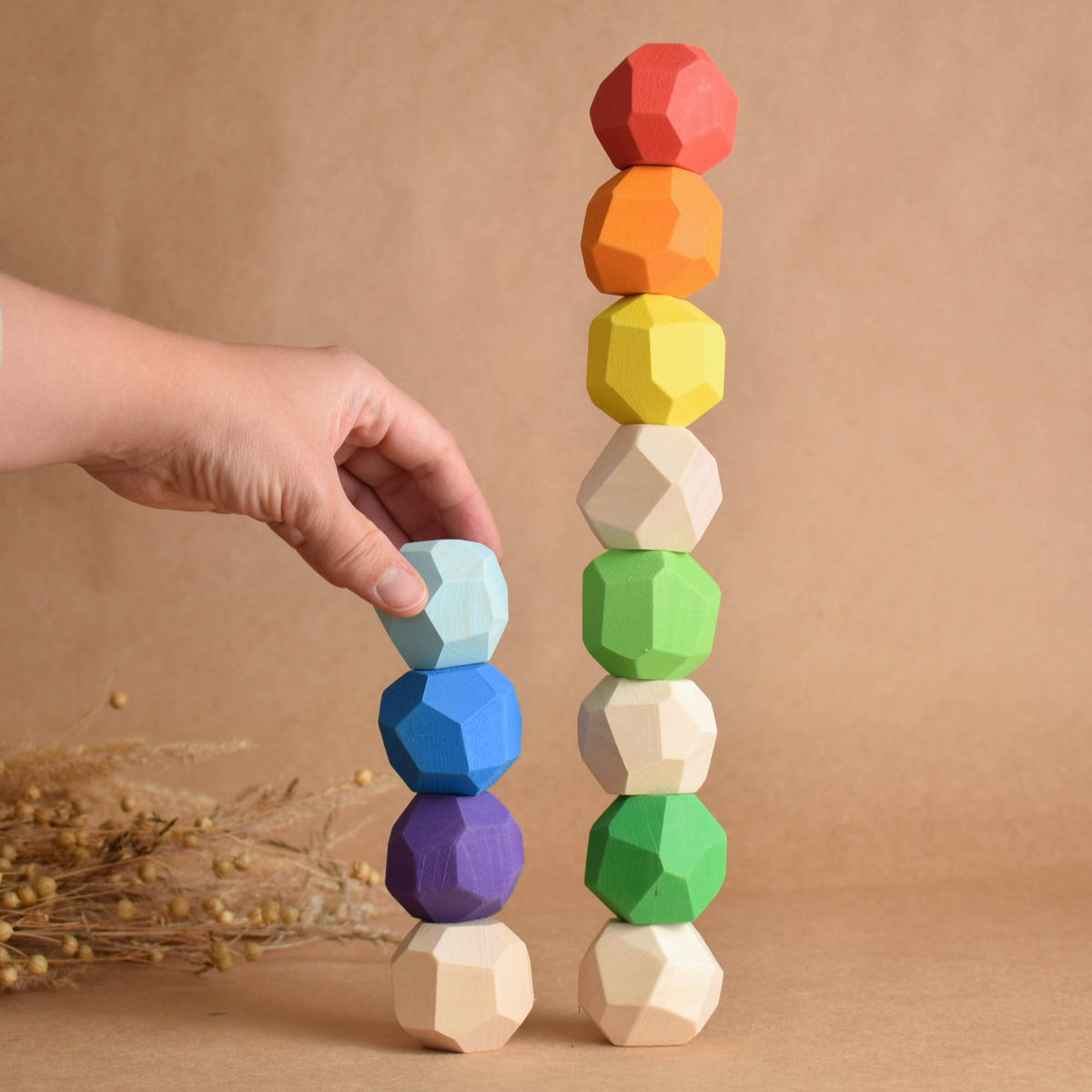 Wooden Stacking Stones Tumi Ishi