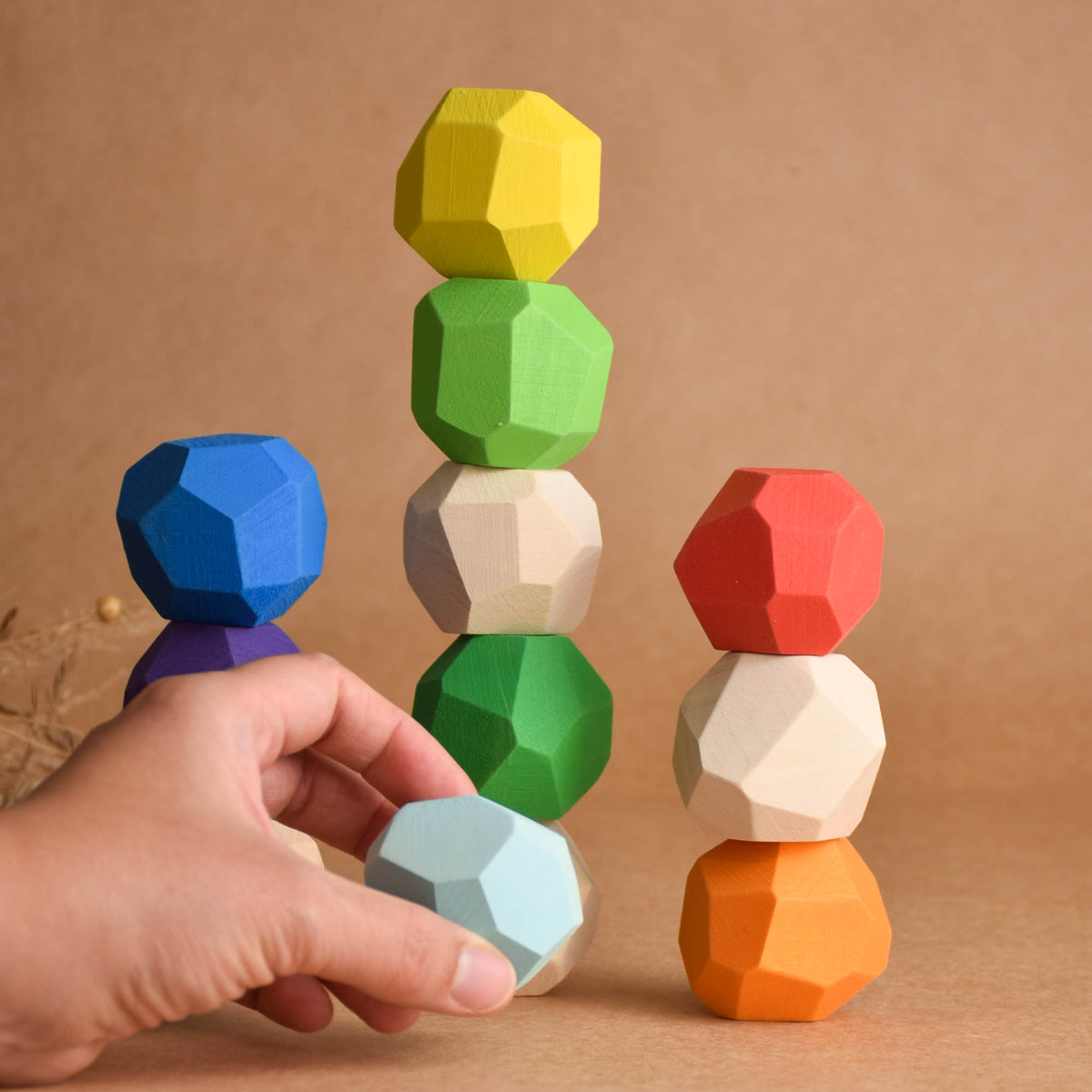 Wooden Stacking Stones Tumi Ishi
