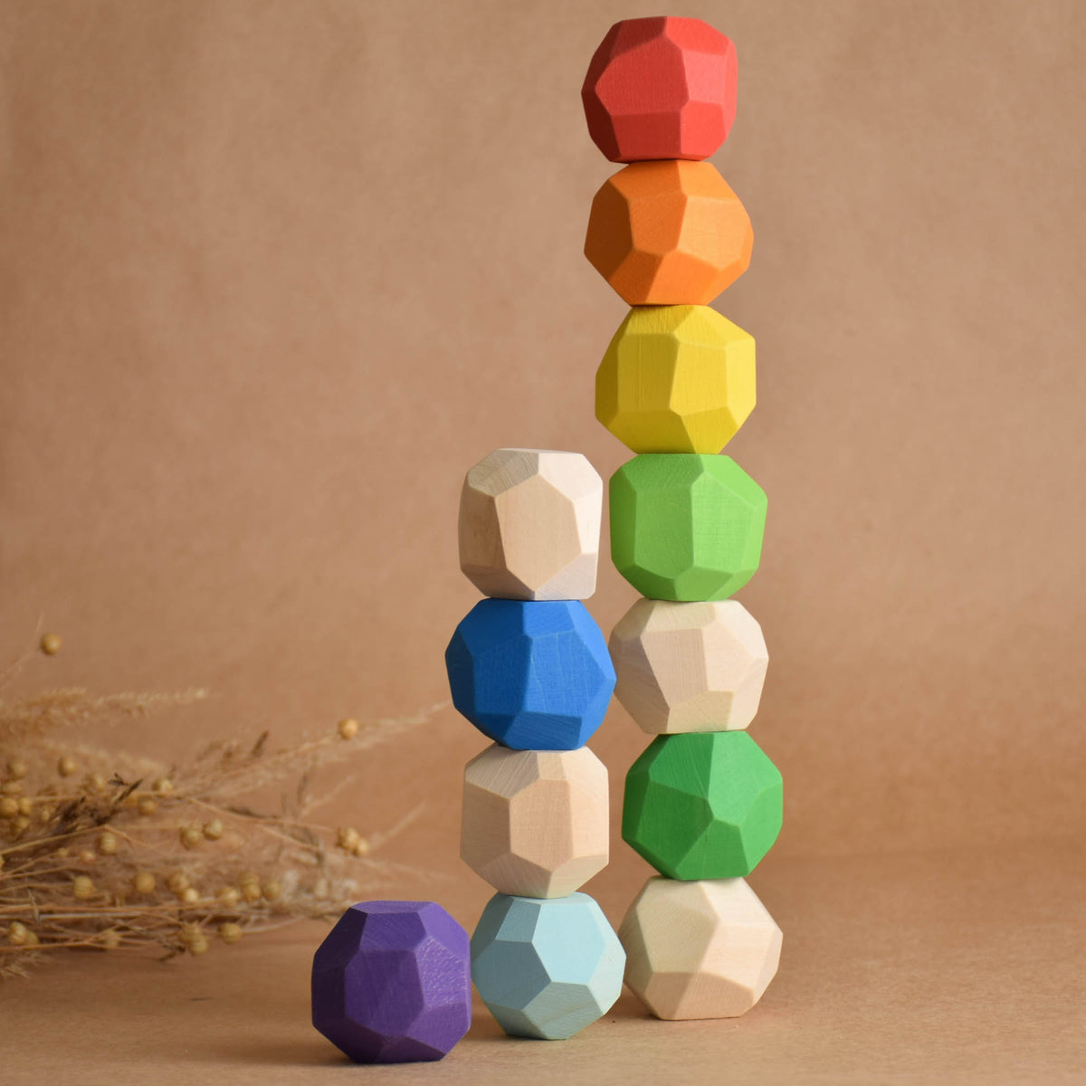 Wooden Stacking Stones Tumi Ishi