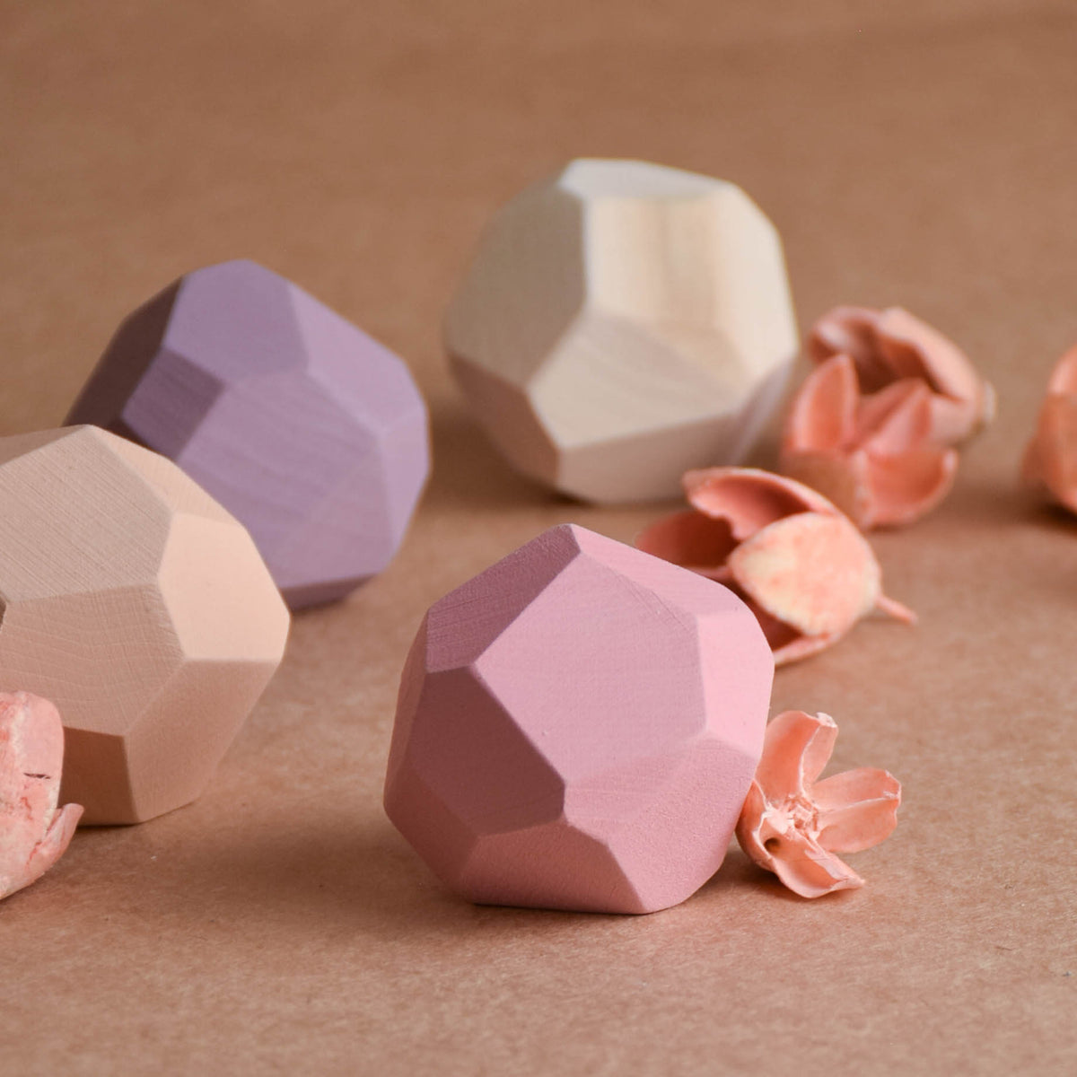 Wooden Stacking Stones Tumi Ishi  Pastel