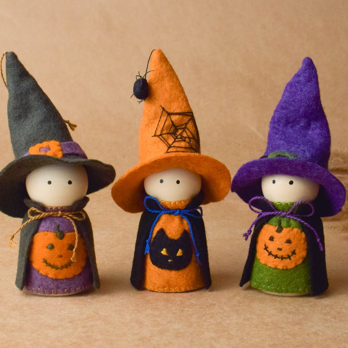 Halloween Peg Dolls