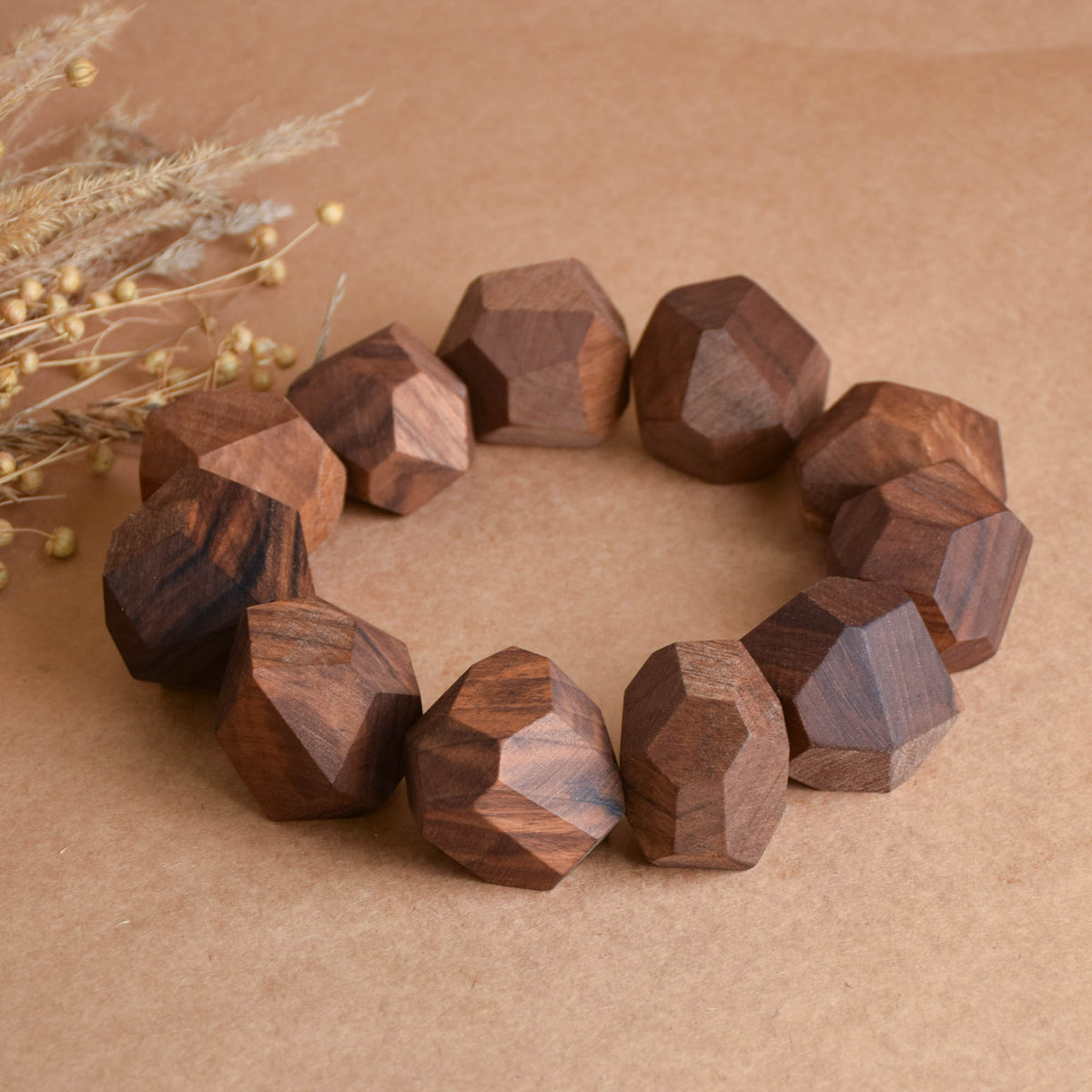 Wooden Stacking Stones Tumi Ishi  Walnut