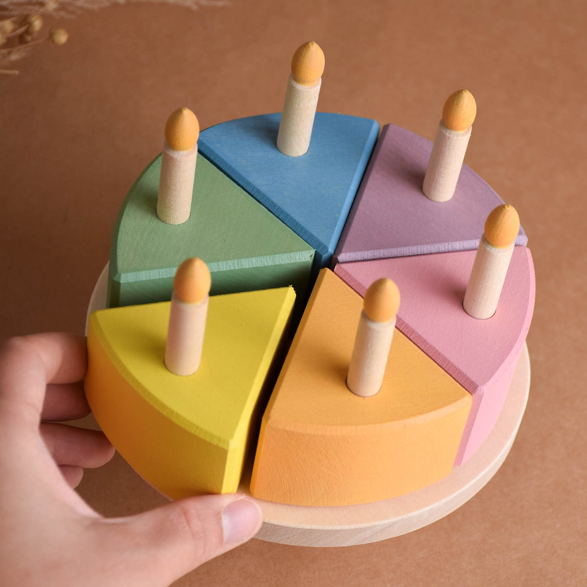 Cake with Candles Pastel