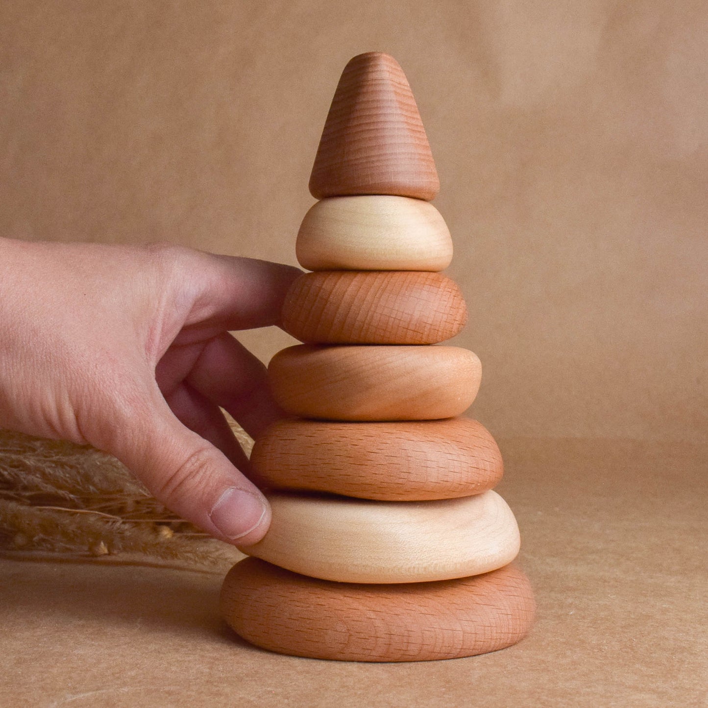 Natural Rings Stacker
