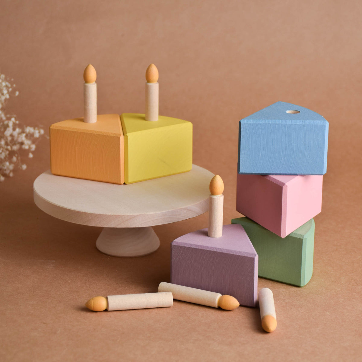 Cake with Candles Pastel