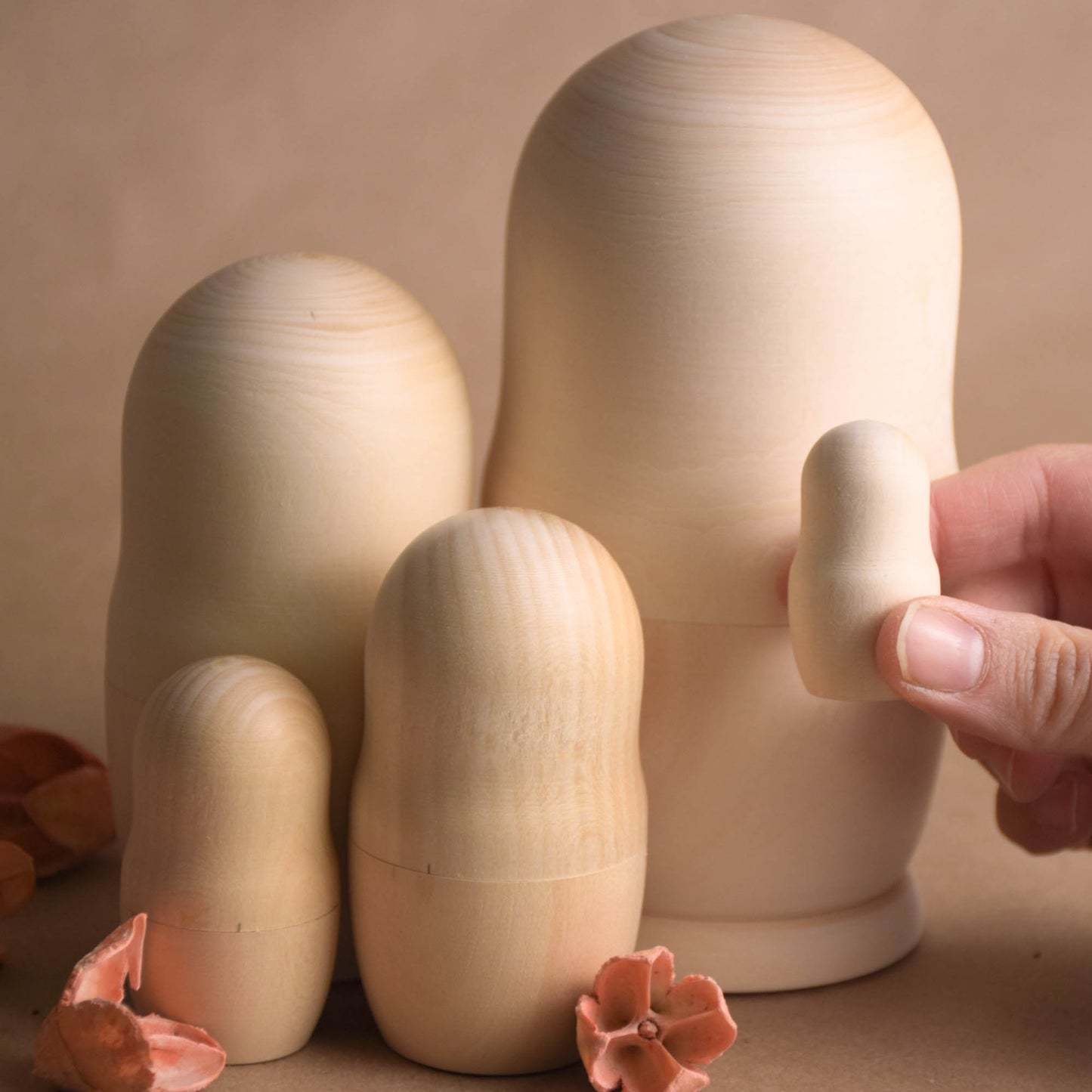 Blank Russian Nesting Dolls 5 pcs.