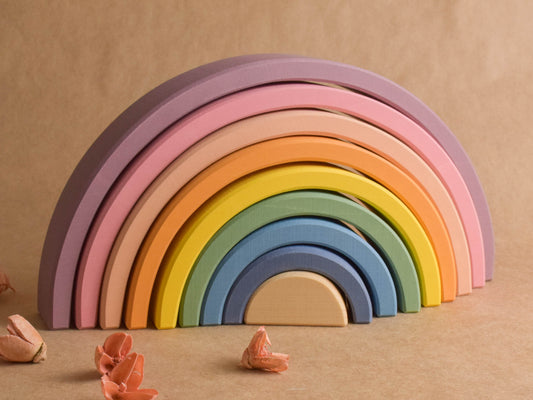 Rainbow Pastel  Large