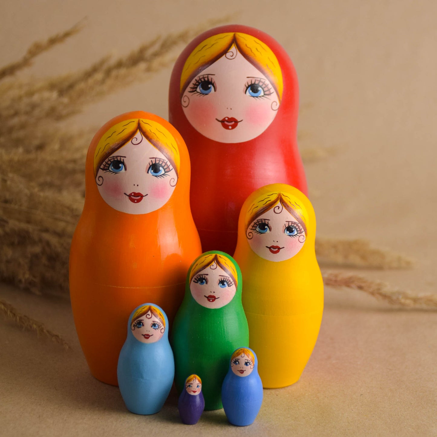 Traditional Matryoshka Dolls