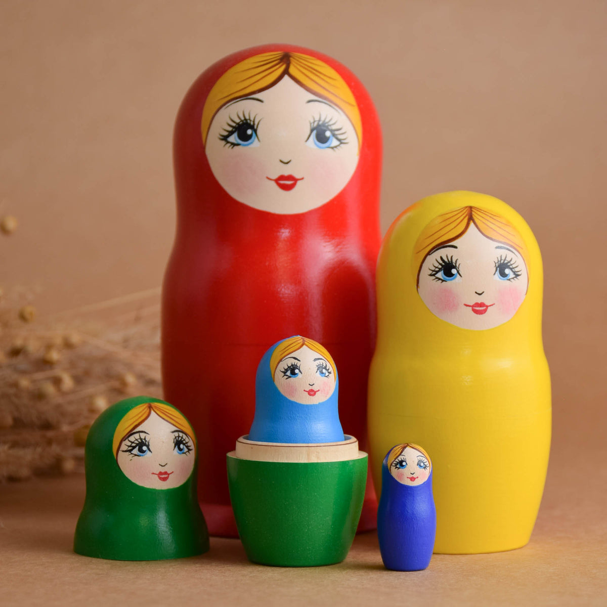 Traditional Matryoshka Dolls