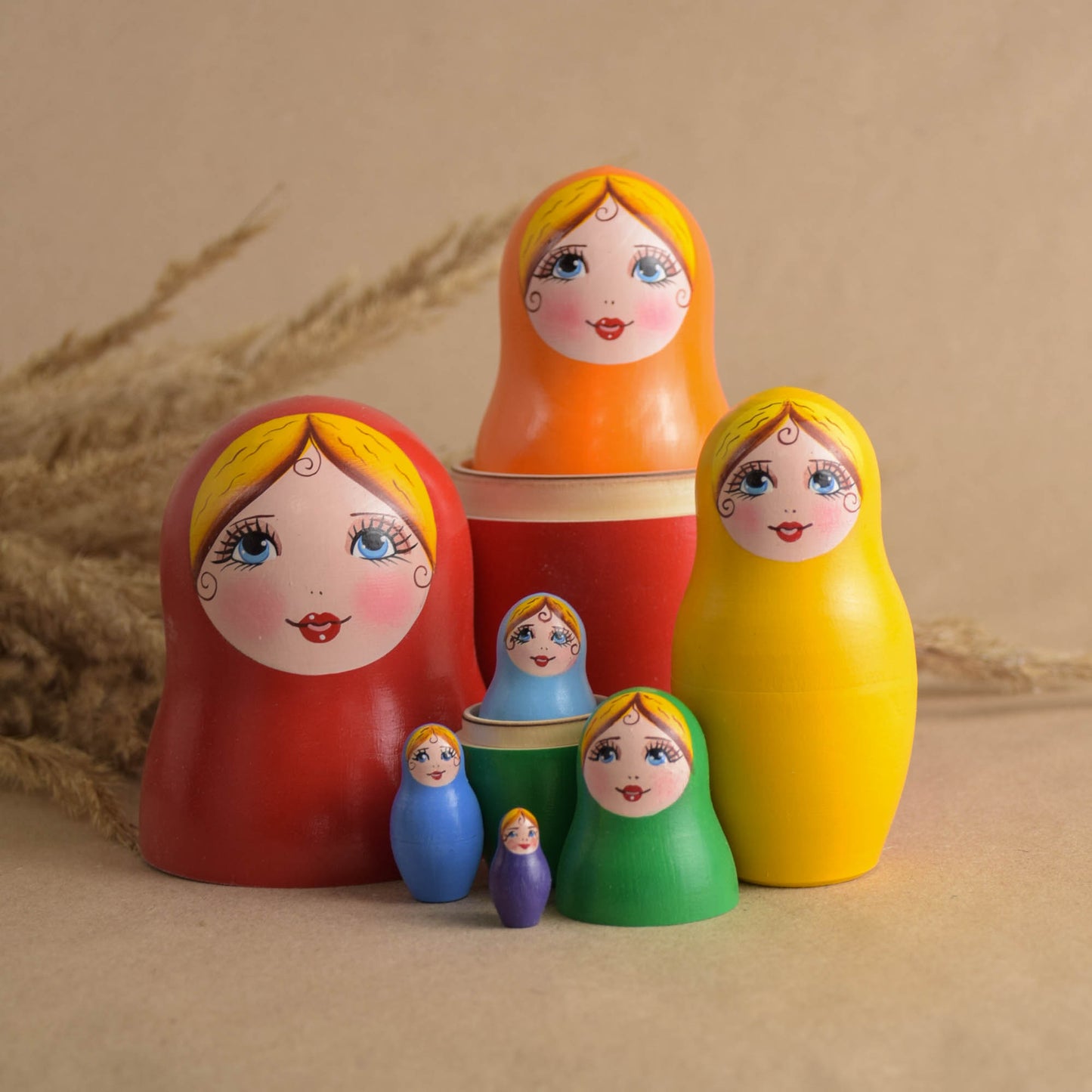 Traditional Matryoshka Dolls