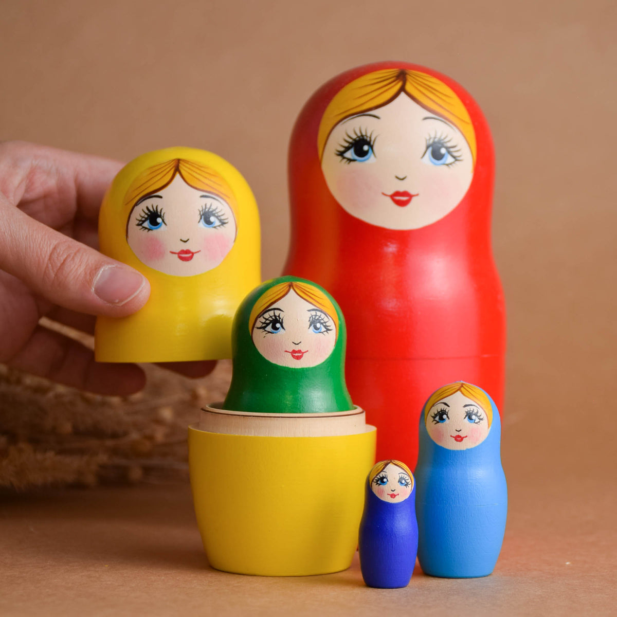 Traditional Matryoshka Dolls