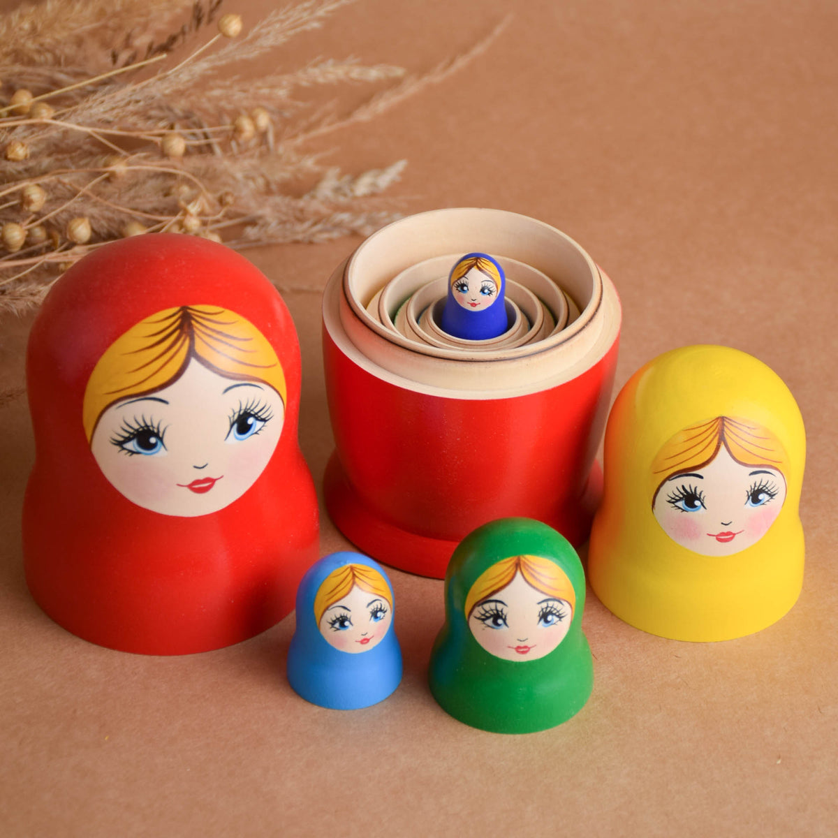 Traditional Matryoshka Dolls