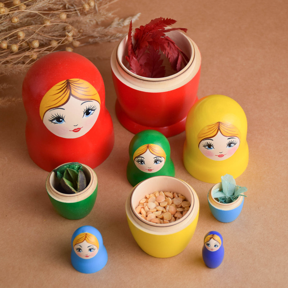 Traditional Matryoshka Dolls