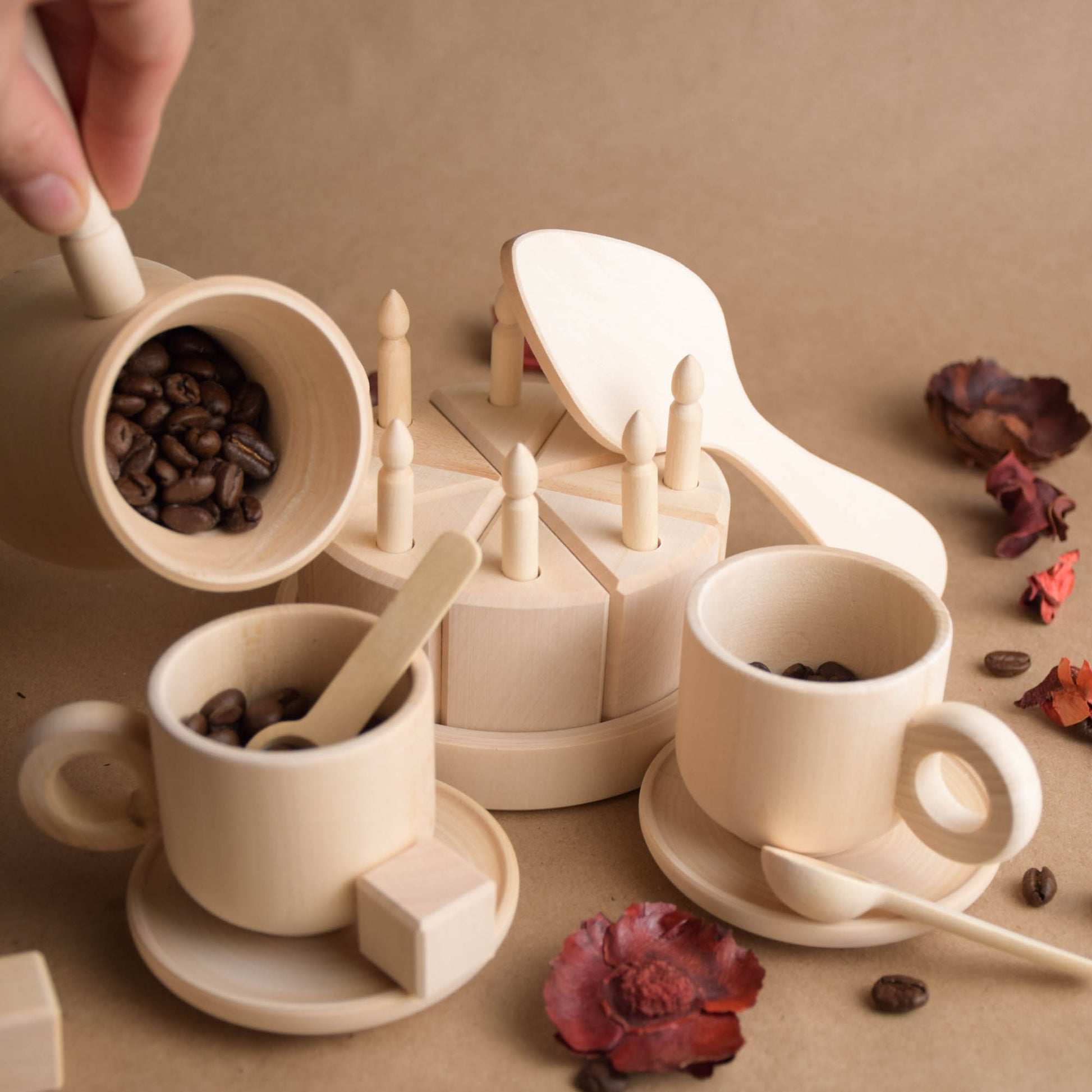 Wooden Tea Set for Kids – Wooden Educational Toy