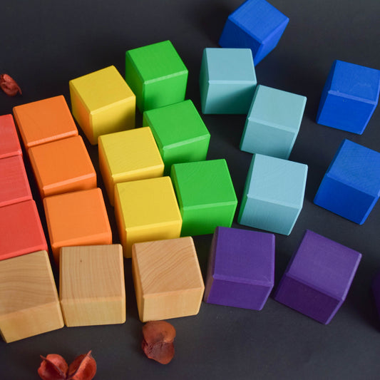 Wood Baby Blocks – Wooden Educational Toy