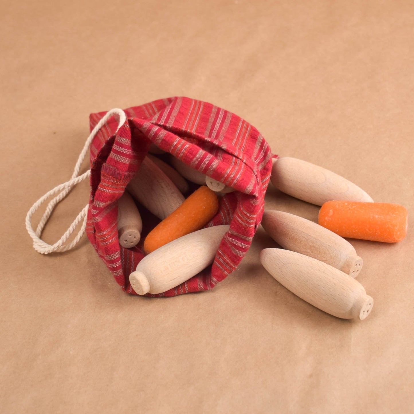 Wooden Carrots for Crafts