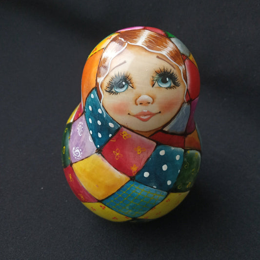 Wooden Roly Poly Doll