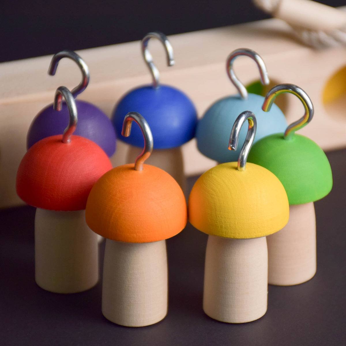 Mushroom balancing toy for children