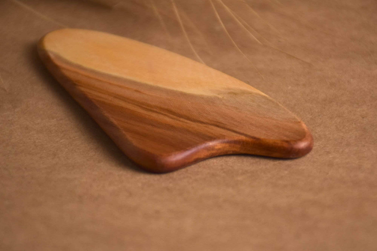 Handmade elm wood gua sha massage tool
