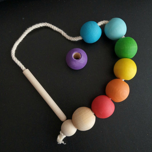 Wood Lacing Toy
