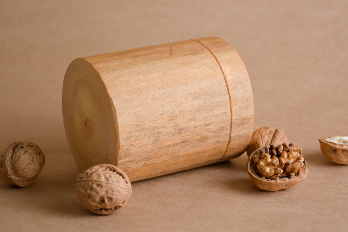 Linden wood lidded box for play kitchens