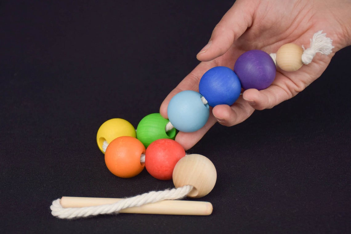 Rainbow Lacing Beads